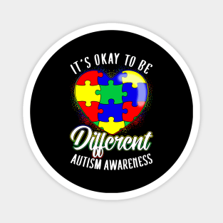 It's OK To Be Different Autism Awareness Magnet